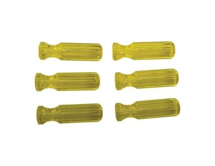 Brownells L3 Molded Plastic Tool Handle, Yellow Pack of 6