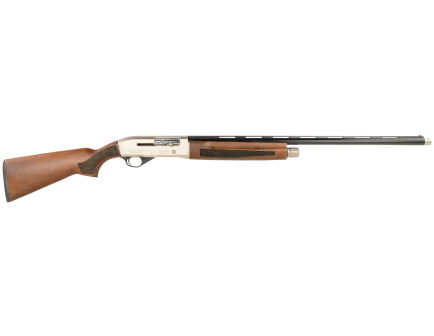 McCoy MC12W 12 Gauge 28" 4rd Semi-Auto Shotgun, Walnut/Nickel - ASH12W
