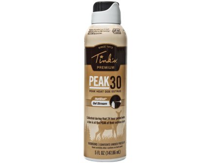 Tink's PEAK30 Premium Doe Estrus Deer Urine Gel Stream, 5 oz Can