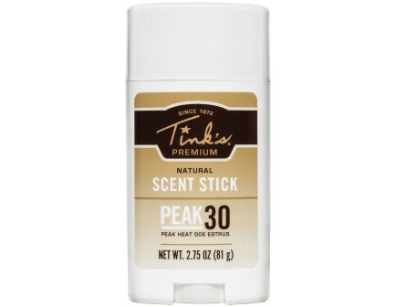 Tink's PEAK30 Premium Doe Estrus Deer Urine Natural Stick, 2.75 oz