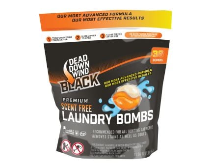 Dead Down Wind Black Premium Laundry Bombs 36-Count Unscented Laundry Detergent