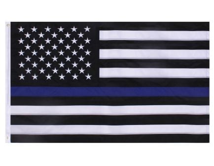 Rothco Deluxe Thin Blue Line Flag - 5 X 8