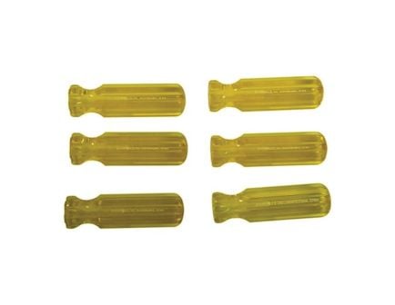 Brownells L5 Molded Plastic Tool Handle, Yellow Pack of 6