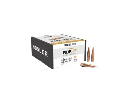 Nosler RDF 6.5mm HPBT Bullet, 150 gr 0.264" 100rds