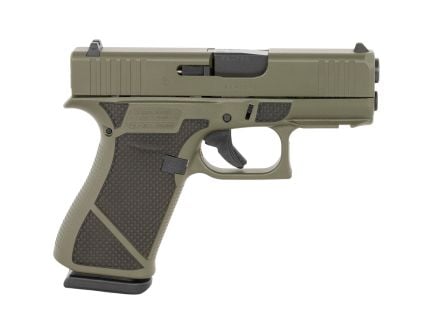 Glock G43X Subcompact 9mm 3.41" 10rds, OD Green