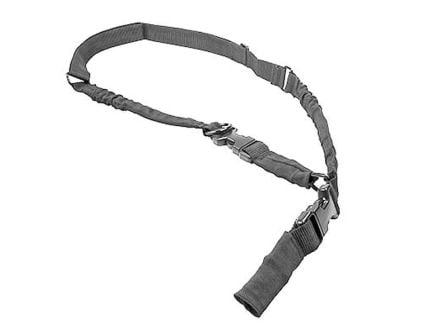 NcStar Two-Point/Single-Point Sling w/Metal Spring Clip 55" - 72" L, Urban Gray