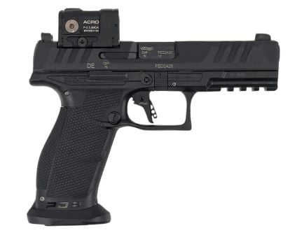 Walther Arms PDP Full-Size Professional ACRO 4.50" 9mm 4.50" 18rd Pistol, Black - 2881225PRO