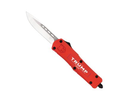 Cobra TEC Knives LLC Medium FS-3 Trump 2024 OTF Knife Drop Point, Red