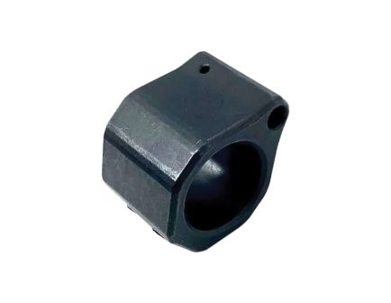 Lead & Steel Quality Gas Block 0.75", Black