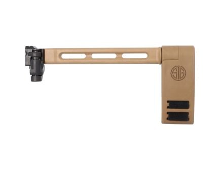 Sig Sauer Folding Locking Pistol Brace Fits Sig Sauer MCX/MPX, Coyote Tan