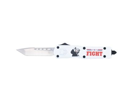 Cobra TEC Knives LLC Medium FS-3 Trump Fight 2024 OTF Knife Tanto, White