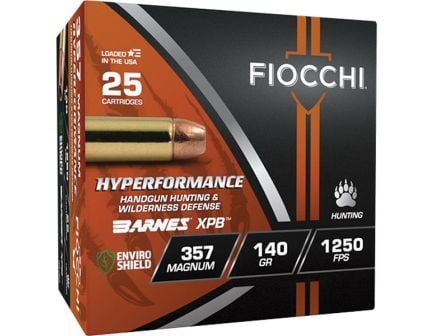 Fiocchi Hyperformance Hunt .357 Magnum 140 gr CHP 25rds