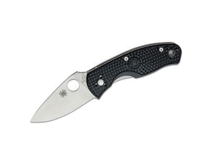 Spyderco Persistence Lightweight Folding Clip Point Knife, Black - C136PBK