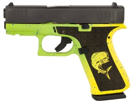 Glock G43X Subcompact 9mm 3.41" 10rds, Mahi Frame & Black Slide
