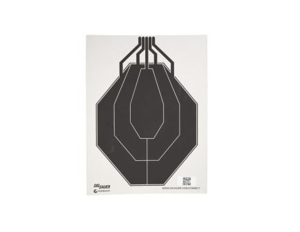 Sig Sauer T300 IPSC Target, Black/White