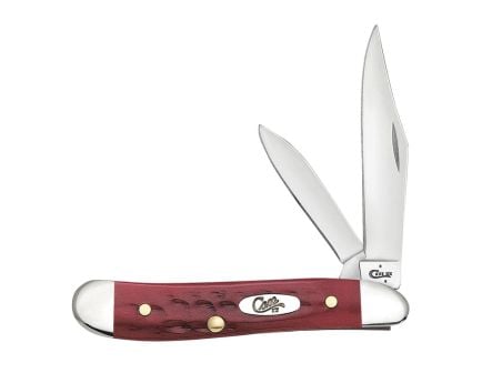 Case Pocket Worn Folding Knife, Old Red