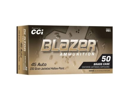 CCI Blazer Brass .45 ACP 230 gr JHP 50rds