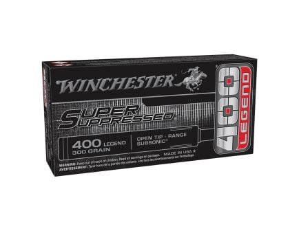 Winchester Ammunition Super Suppressed .400 Legend 300 gr OT 20rds