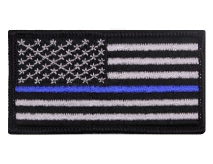 Rothco Thin Blue Line Flag Patch - Iron On