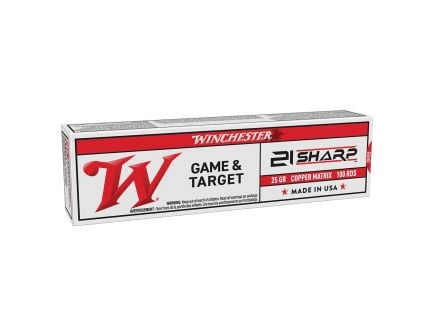Winchester Ammunition USA .21 Sharp 25 gr Copper 100rds