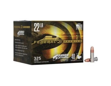 Federal HammerDown .22LR 40 gr CPHP 325rds