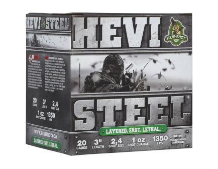 Hevi-shot Hevi-Steel 20 Gauge 3" #2/4 1 Ounce 25rds