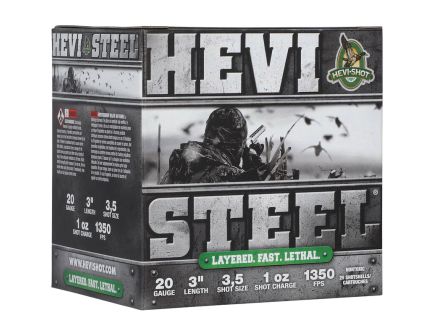 Hevi-shot Hevi-Steel 20 Gauge 3" #3/5 1 Ounce 25rds