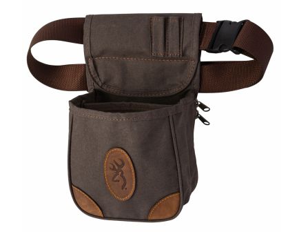Browning Lona Shell Pouch, 5-Compartment, Flint/Brown - 121388692