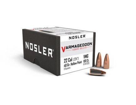 Nosler Varmageddon .22 40 gr FBHP Rifle Bullet, 100/box - 17225