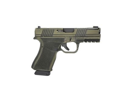 Black Rain Ordnance Frontline Plus Compact 9mm 3.75" 15rds, Bazooka Green Battleworn