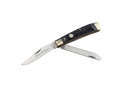 Boker Manufactory Traditional Series 2.0 Trapper Folding Knife Clip Point/Spey, Black