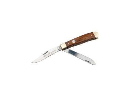 Boker Manufactory Traditional Series 2.0 Trapper Folding Knife Clip Point/Spey, Brown