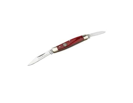 Boker Manufactory Traditional Series 2.0 Folding Knife Clip Point/Pen, Red