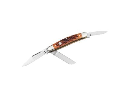 Boker Manufactory Traditional Series 2.0 Medium Stockman Folding Knife Clip Point/Sheepsfoot, Brown