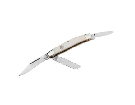 Boker Manufactory Traditional Series 2.0 Medium Stockman Folding Knife Clip Point/Sheepsfoot, White