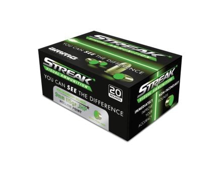 Ammo Inc Streak 9mm 115 gr JHP 20rds