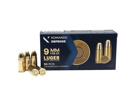 Dickinson 9mm 115 gr FMJ 50rds