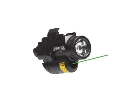 Nightstick Tactical Weapon-Mounted Light with Green Laser - 650 lm High-Performance LED Light for Precision Targeting - TCM-365-GL