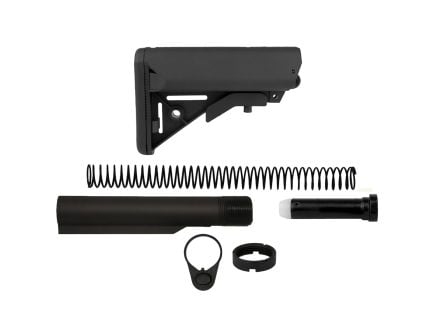 TacFire Mil-Spec Buffer Tube Kit w/6-Position Stock and Buttpad Black