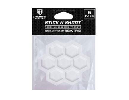 Triumph Systems Stick N Shoot Adhesive Bleeding Target, White