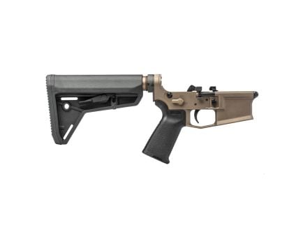 Aero Precision M4E1 Pro Complete Lower w/MOE Grip and SL Carbine Stock, Kodiak Brown