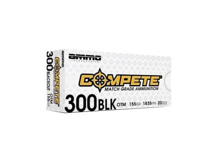 Ammo Inc Compete .300 AAC Blackout 155 gr OTBT 20rds