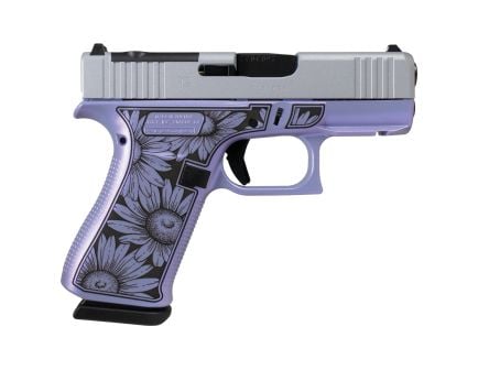 Glock G43X MOS Miss Daisy Subcompact 9mm 3.41" 10rds, Purple