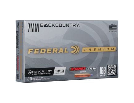 Federal 7mm Backcountry 168 gr PT 20rds