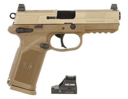 FNH FN 45 Tactical Bundle .45 ACP 5.30" 10rds, Flat Dark Earth