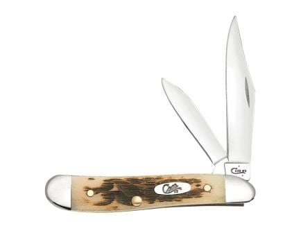 Case Peanut Folding Knife, Amber