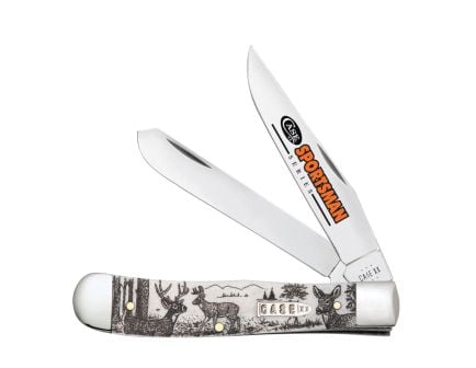 Case Trapper/Sportsman Series Deer Folding Knife Clip Point/Spey