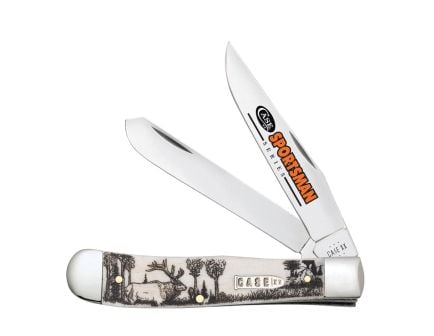 Case Trapper/Sportsman Series Elk Folding Knife Clip Point/Spey
