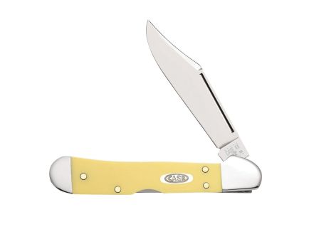 Case Mini CopperLock Folding Knife, Yellow