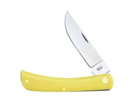 Case Sod Buster Folding Knife Skinner, Yellow